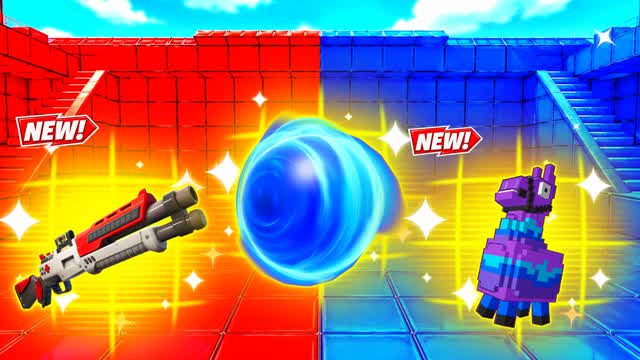 RED VS BLUE FIRST WORD 🔴🔵 — Fortnite Creative map cover art