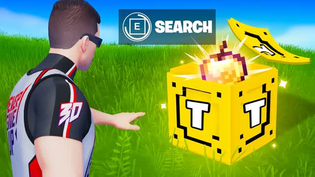 Lucky Blocks Zone Wars! — Fortnite Creative map cover art