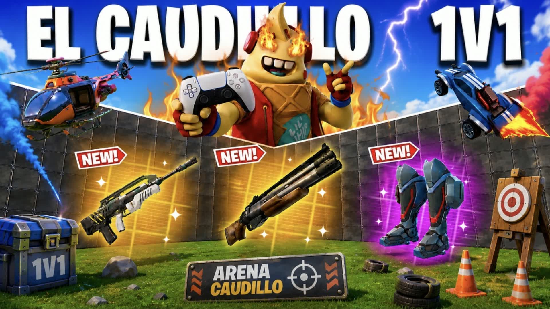⭐ER CAUDILLO 1V1⭐ — Fortnite Creative map