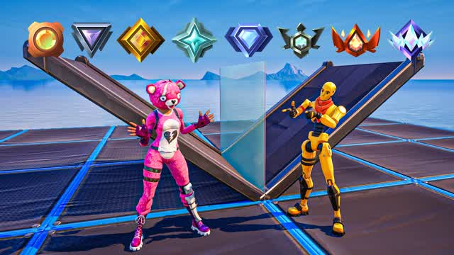 👑 1v1 BUILD FIGHTS 🏠 PRACTICE TRAINING — Fortnite Creative map cover art