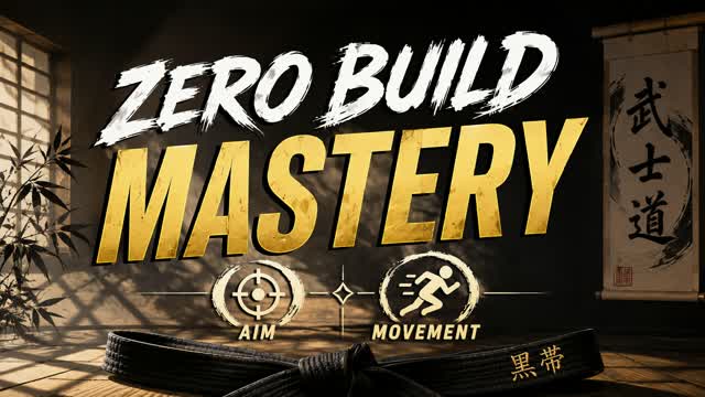 Shinobi Zero Build Mastery Training v16 — Fortnite Creative map cover art