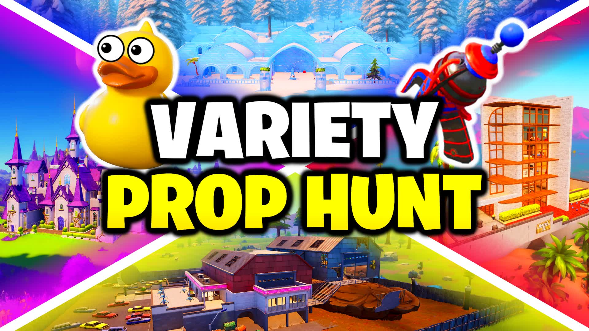 PROP HUNT - VARIETY — Fortnite Creative map