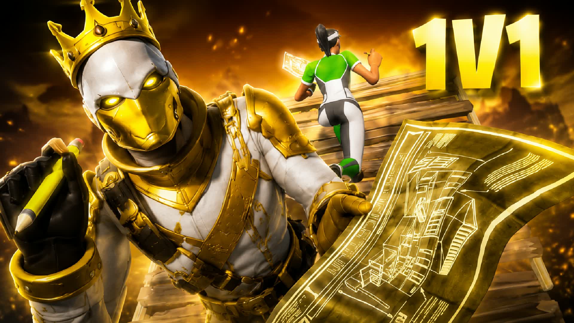 simple 1v1 by apple — Fortnite Creative map