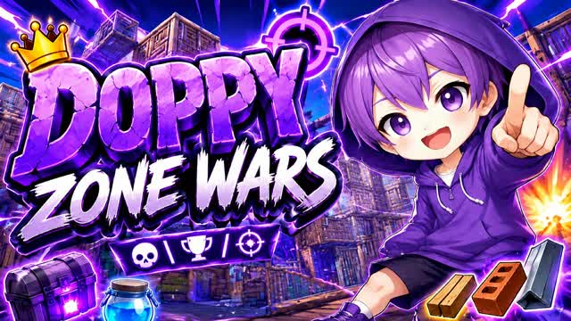 DOPPY ZONE WARS! — Fortnite Creative map cover art