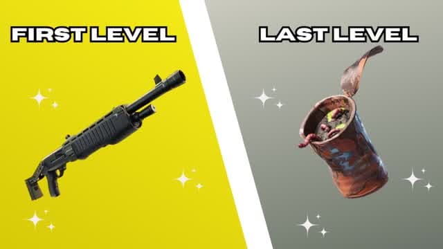 Reverse Gun Game — Fortnite Creative map cover art