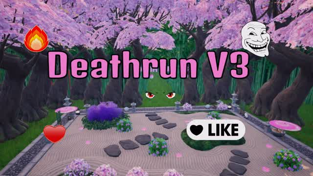 Deathrun V3 — Fortnite Creative map cover art