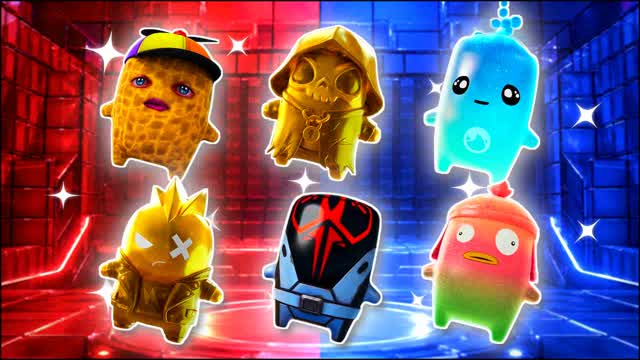 BLUE VS RED RAPID BOLT 🔵🔴 — Fortnite Creative map