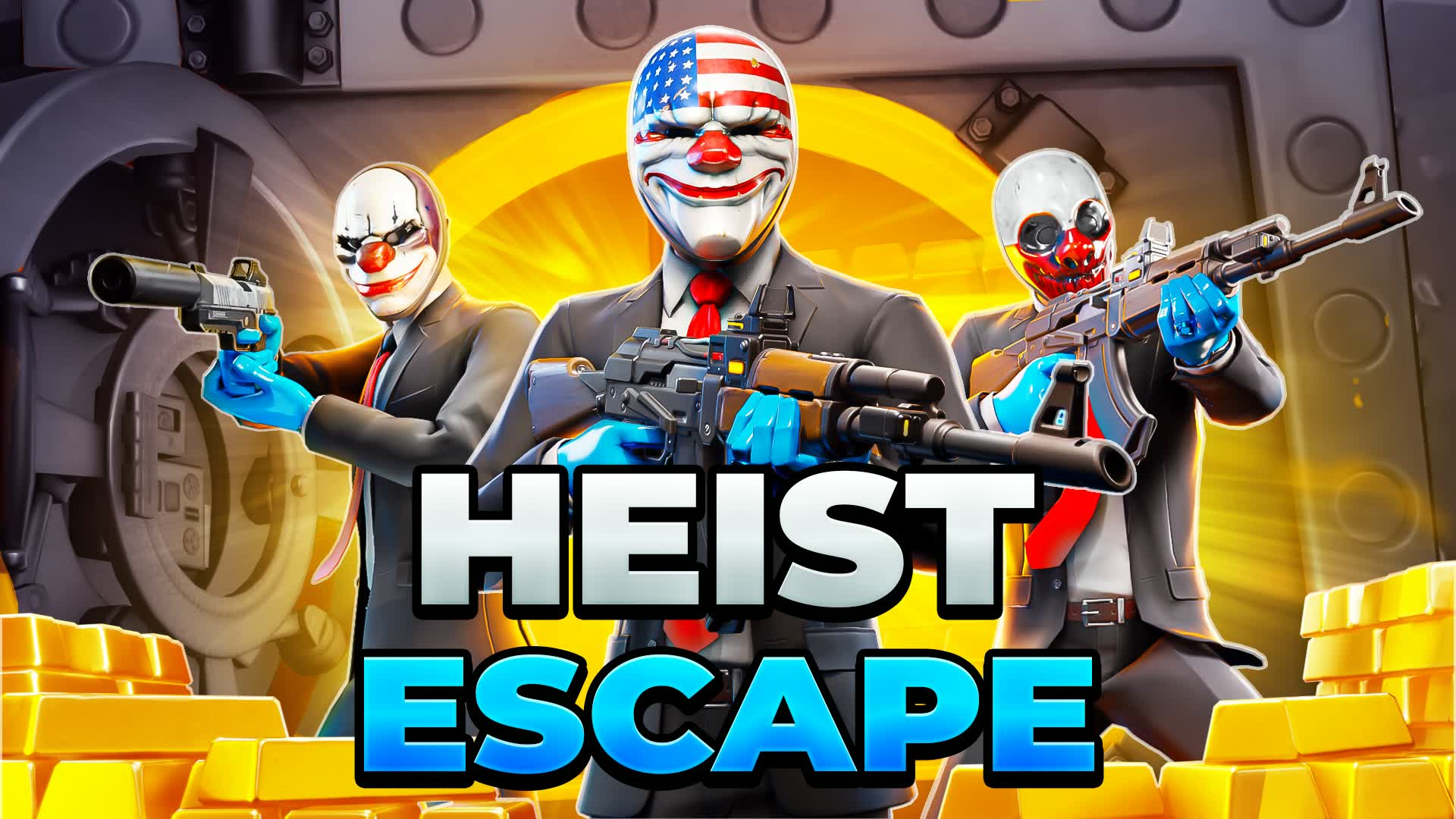 HEIST ESCAPE ROGUELIKE PAYDAY EXPERIENCE — Fortnite Creative map