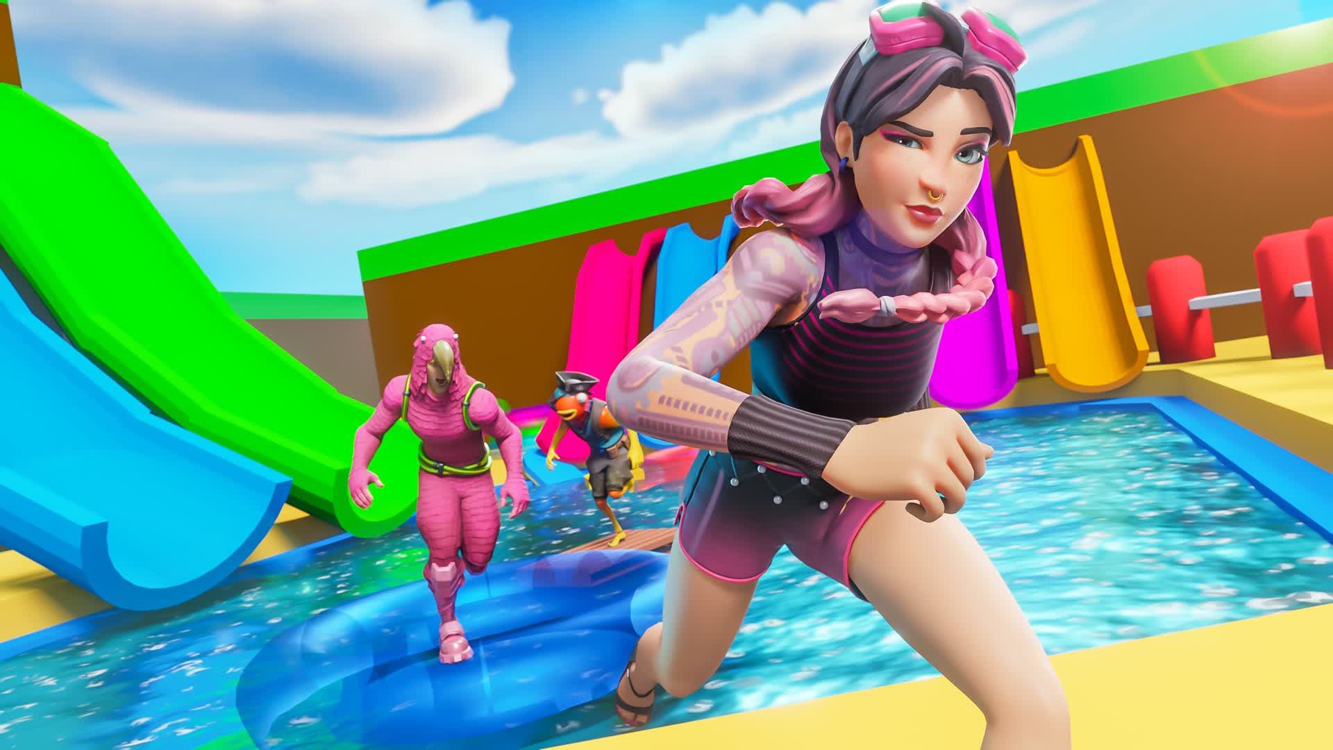 Escape The Waterpark — Fortnite Creative map