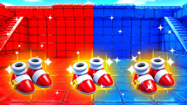 RED VS BLUE FIELD LOCK 🔴🔵 — Fortnite Creative map cover art