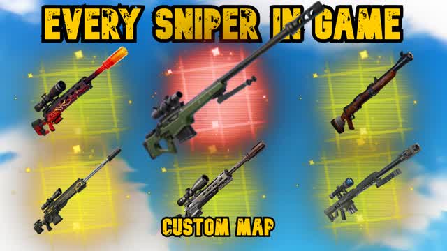 EVERY SNIPER ONE SHOT — Fortnite Creative map cover art