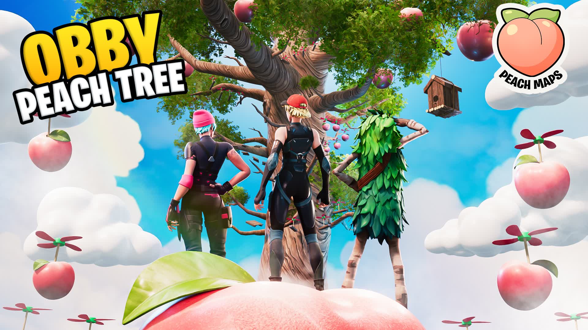Tree Climb Obby — Fortnite Creative map