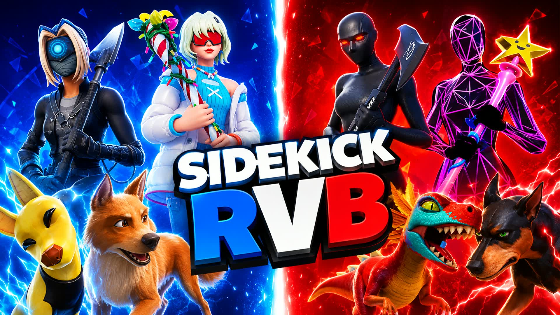 SIDEKICK RVB🔴🔵 — Fortnite Creative map
