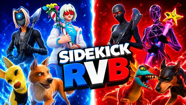 SIDEKICK RVB🔴🔵 — Fortnite Creative map cover art
