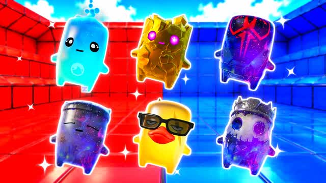 RED VS BLUE REFLEX BURST 🔴🔵 — Fortnite Creative map cover art