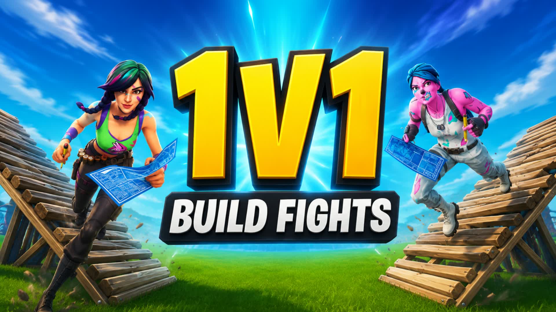 1v1 Build Fight (Foxxxi) — Fortnite Creative map