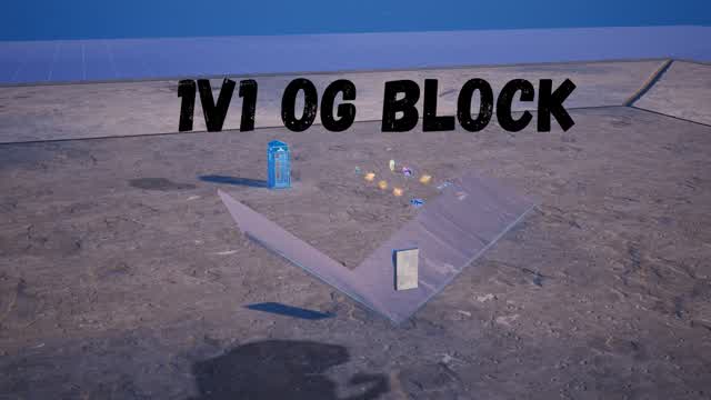 1v1 block og — Fortnite Creative map