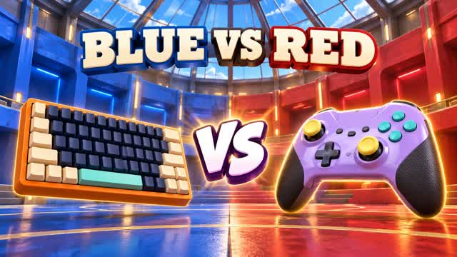 Red vs. Blue ☠️ - Overdrive of Outpost — Fortnite Creative map cover art
