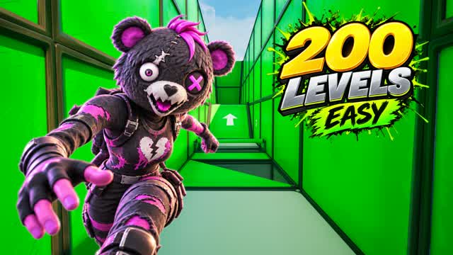 🎃 Fun Halloween Parkour 200+ — Fortnite Creative map cover art