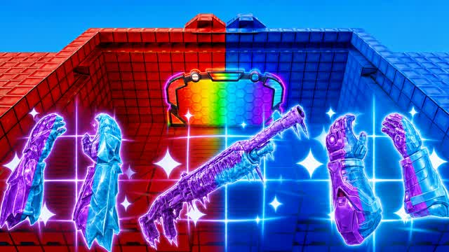 RED VS BLUE 🔴🔵 BRAINROT BRAINROT FUN — Fortnite Creative map