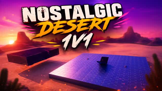 Nostalgic desert 1V1 — Fortnite Creative map cover art