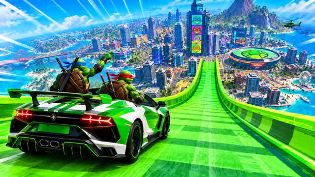 ROAD WARRIORS - CAR GAME — Fortnite Creative map