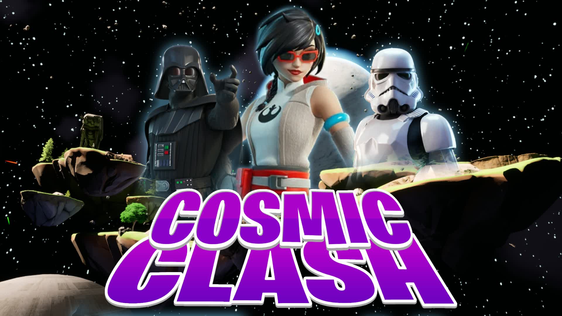 FREE FOR ALL: Cosmic Clash — Fortnite Creative map