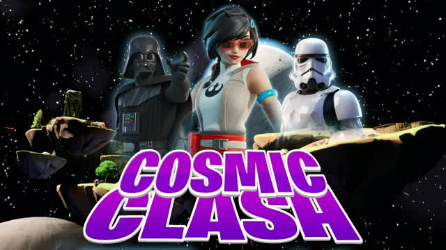 FREE FOR ALL: Cosmic Clash — Fortnite Creative map cover art