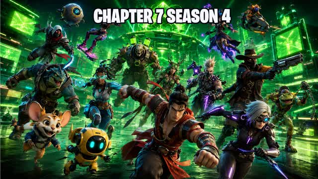 CHAPTER 7 SEVEN SEASON 4 OVERRIDE GLITCH — Fortnite Creative map cover art