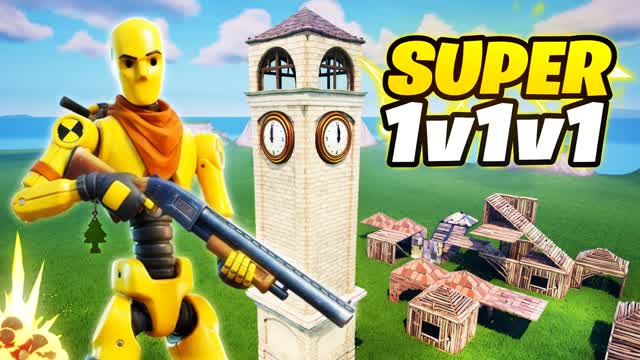 SUPER 1V1V1 TILTED FFA 🎯 — Fortnite Creative map