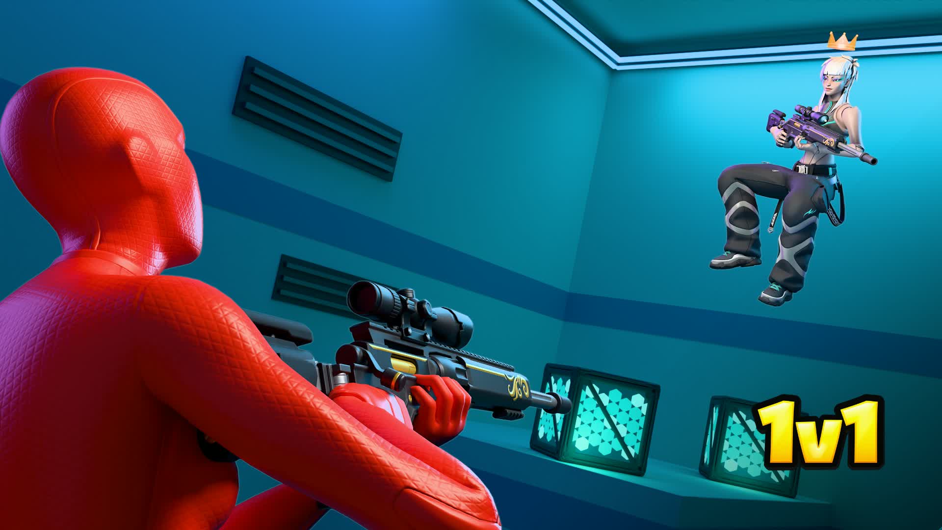 SNIPER RIVALS 1v1 — Fortnite Creative map
