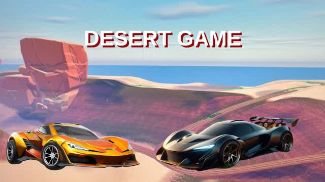 DESERT RACE — Fortnite Creative map cover art