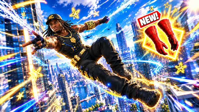 🎯SPIDER GUN GAME NEW!! CITY[][] — Fortnite Creative map cover art