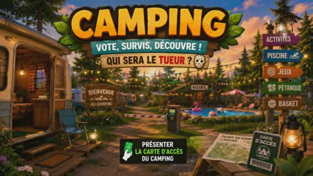 Camping du Mystère — Fortnite Creative map cover art