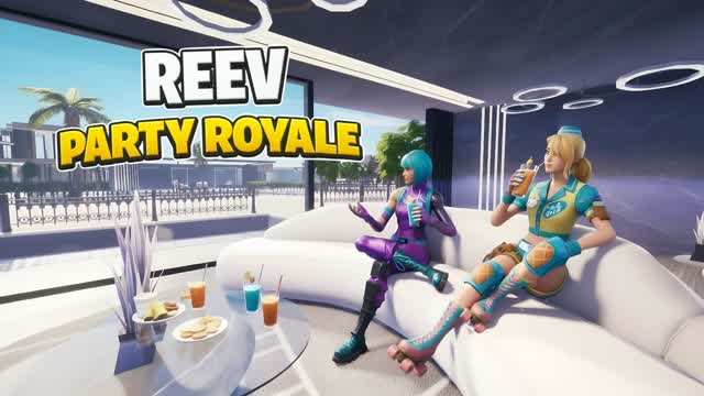 ✨ PARTY ROYALE REEV 2.0 ✨ — Fortnite Creative map cover art