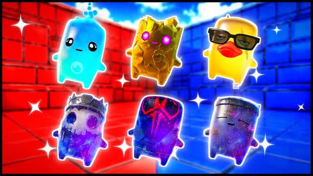 BLUE VS RED CLEAN RESPONSE 🔵🔴 — Fortnite Creative map cover art