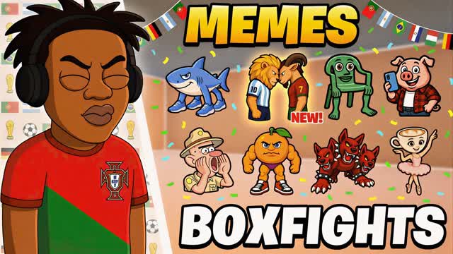 WORLD CUP BOX PVP - BOX FIGHTS — Fortnite Creative map cover art