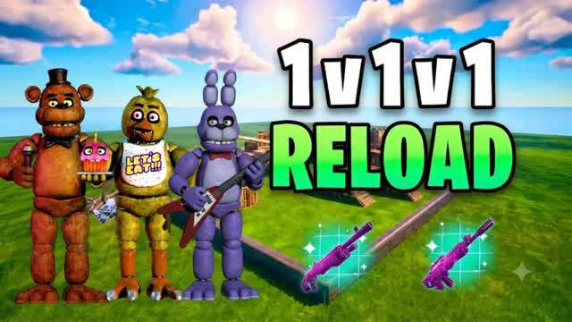1v1v1 Reload [WHITE-CAT] - ريلود — Fortnite Creative map cover art