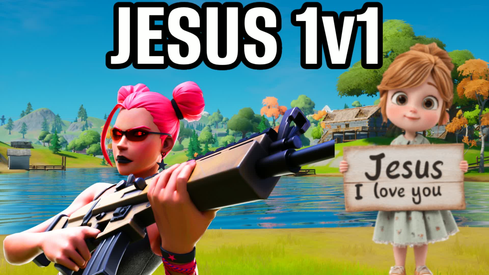 JESUS 1v1 BUILD FIGHTS! — Fortnite Creative map
