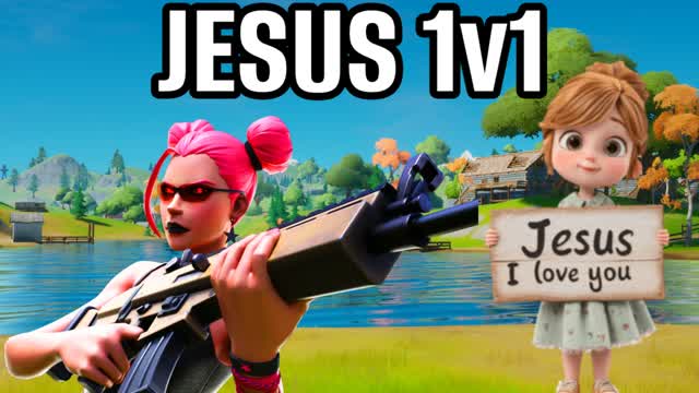 JESUS 1v1 BUILD FIGHTS! — Fortnite Creative map cover art