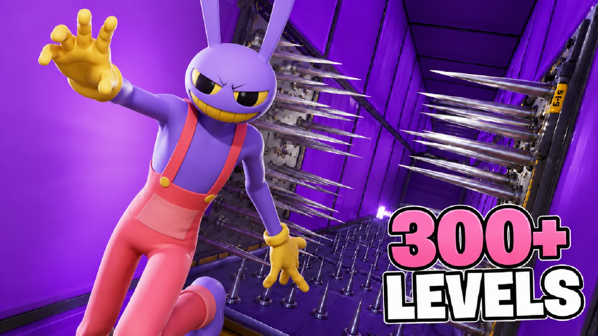 PARKOUR 300+ LEVELS EASY & HARD — Fortnite Creative map