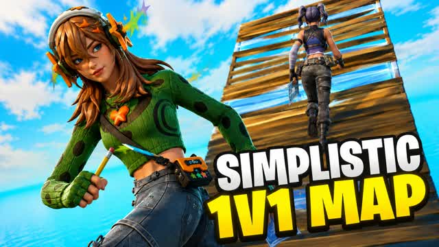 XoXo Simplistic 1v1 — Fortnite Creative map cover art