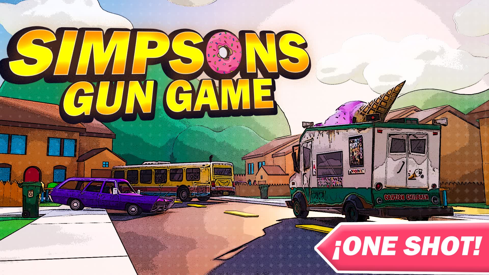 SIMPSONS 🍩 GUN GAME — Fortnite Creative map