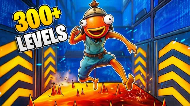 ✨ 300+ LEVEL MEGA DEATHRUN ✨[PARKOUR] — Fortnite Creative map