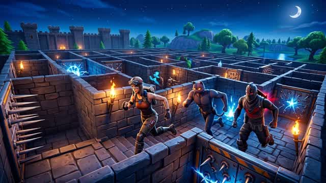 TEMPLO DEL LABERINTO — Fortnite Creative map cover art
