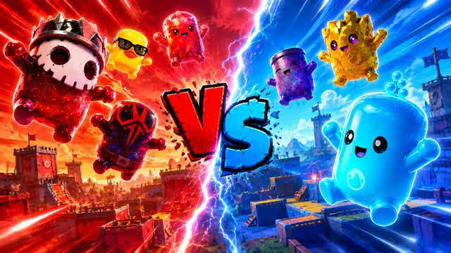 RED VS BLUE ULTIMATE WAR 🔴🔵 — Fortnite Creative map