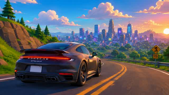 Demon Hunter Drive 🚗 All Weapons — Fortnite Creative map