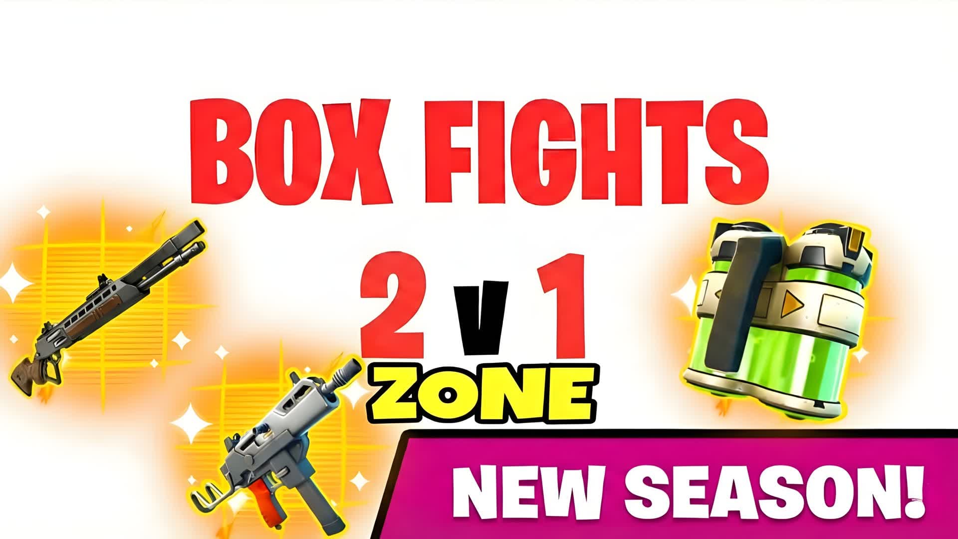 BOX FIGHTS [ZONE WAR] 2V1 — Fortnite Creative map