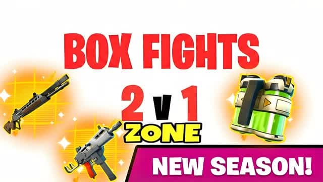 BOX FIGHTS [ZONE WAR] 2V1 — Fortnite Creative map