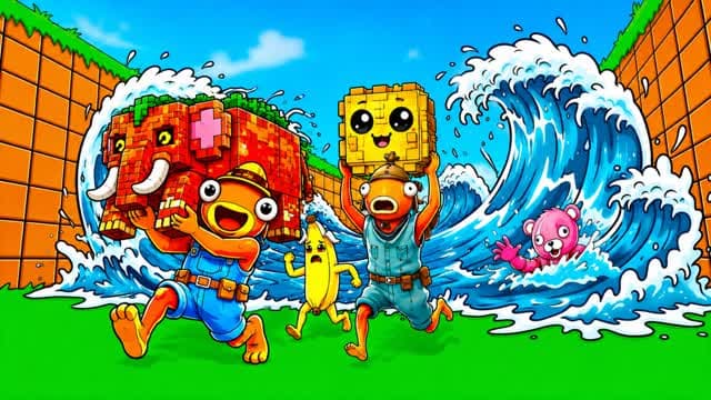 ESCAPE TSUNAMI FOR BRAINROT [TYCOON] — Fortnite Creative map